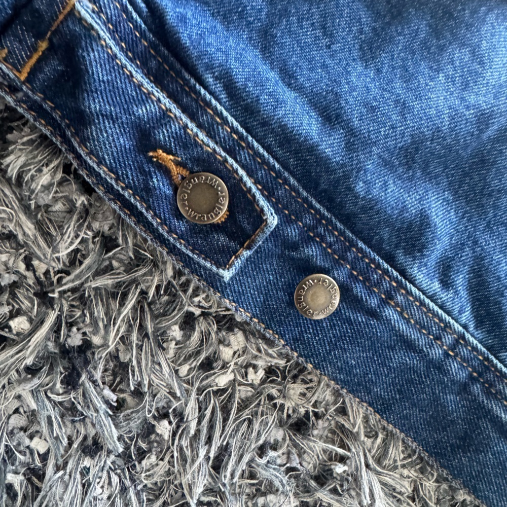 Wrangler Rugged Wear Denim Jacket 3X Buffalo Plaid Lined - Picture 6 of 6